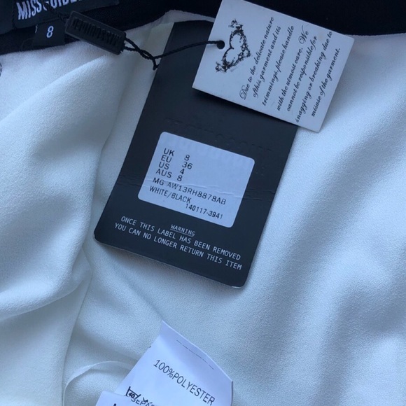 Missguided Cut Out Zip Back Crop Top - Picture 7 of 7